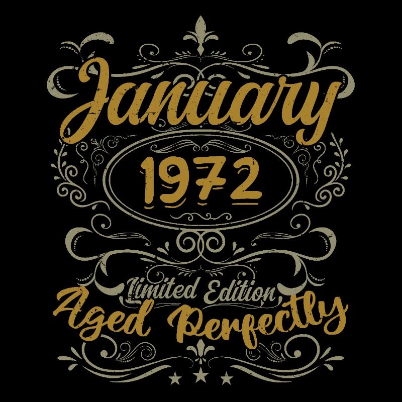 Janvier Cadeau D'anniversaire Nées En Janvier 1972