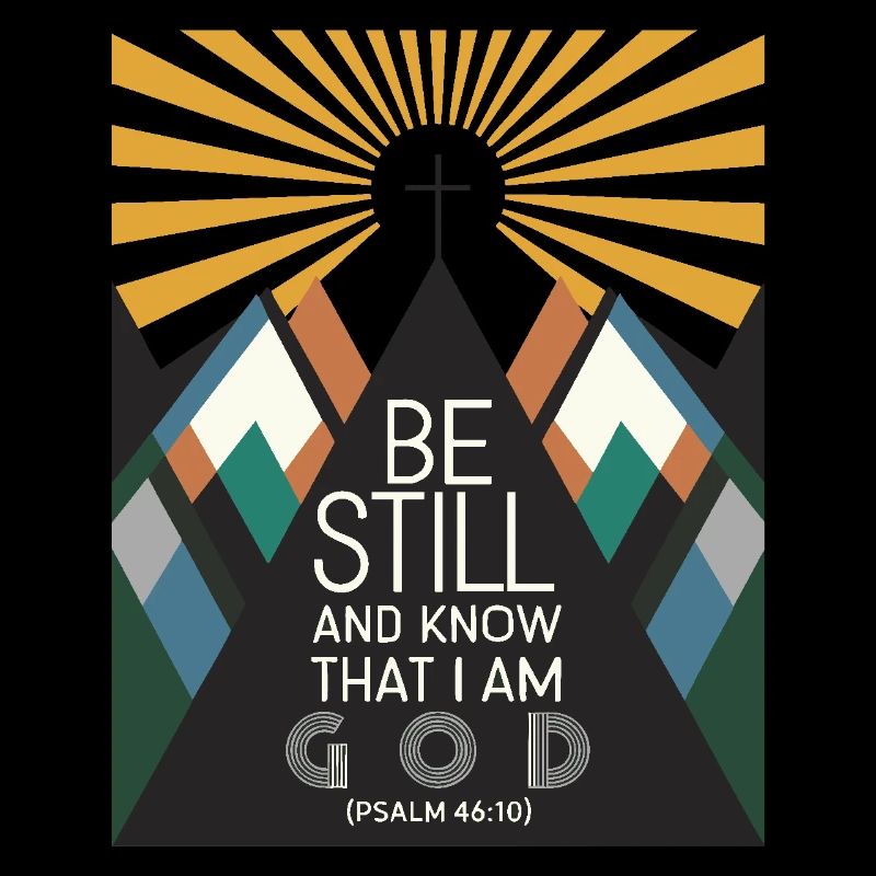 Be still and know that I’m god