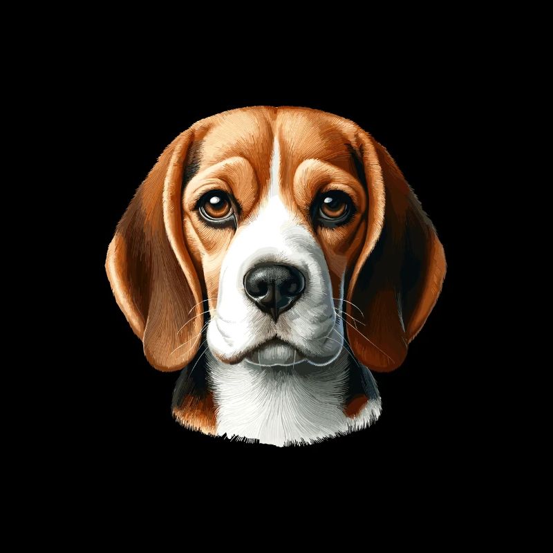 Visage de chien - Beagle