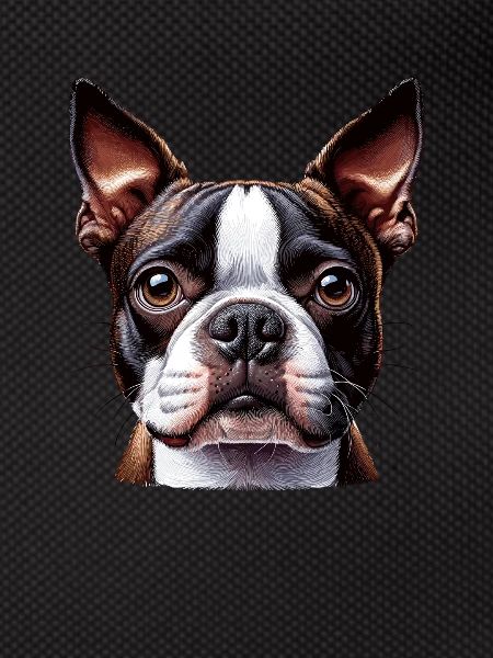 Dog Face - Boston Terrier