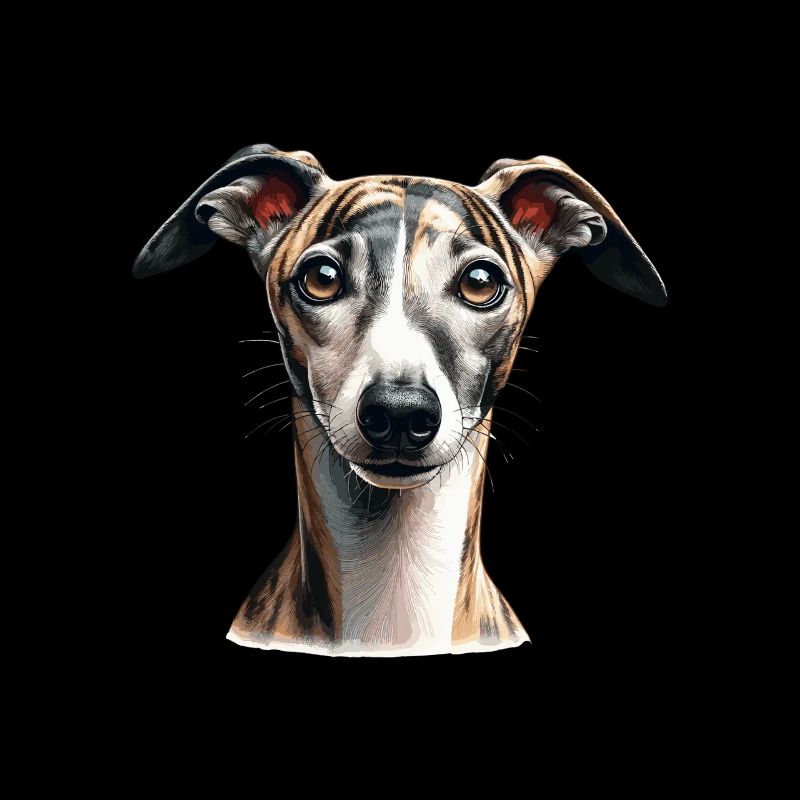 Dog Face - Whippet