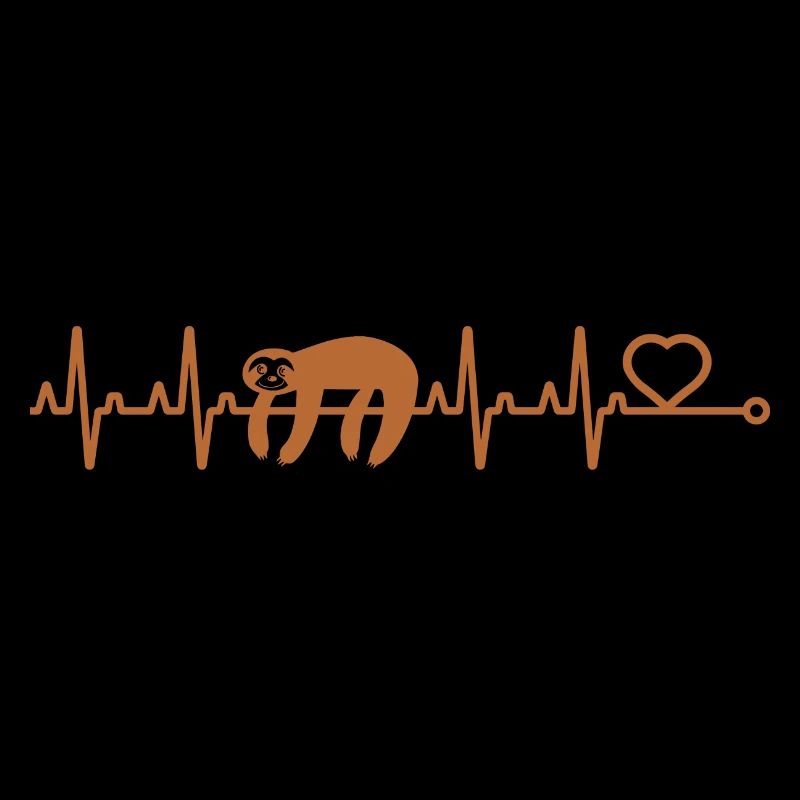 Sloth with heartbeat Sloths