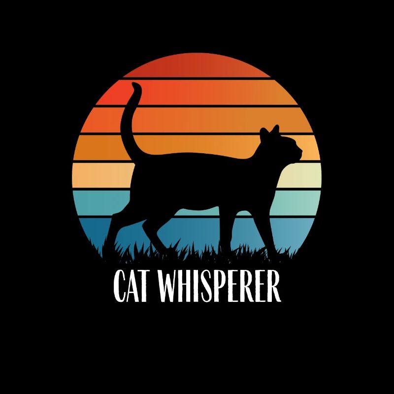 Cadeau de ferme chat chuchoteur coloré