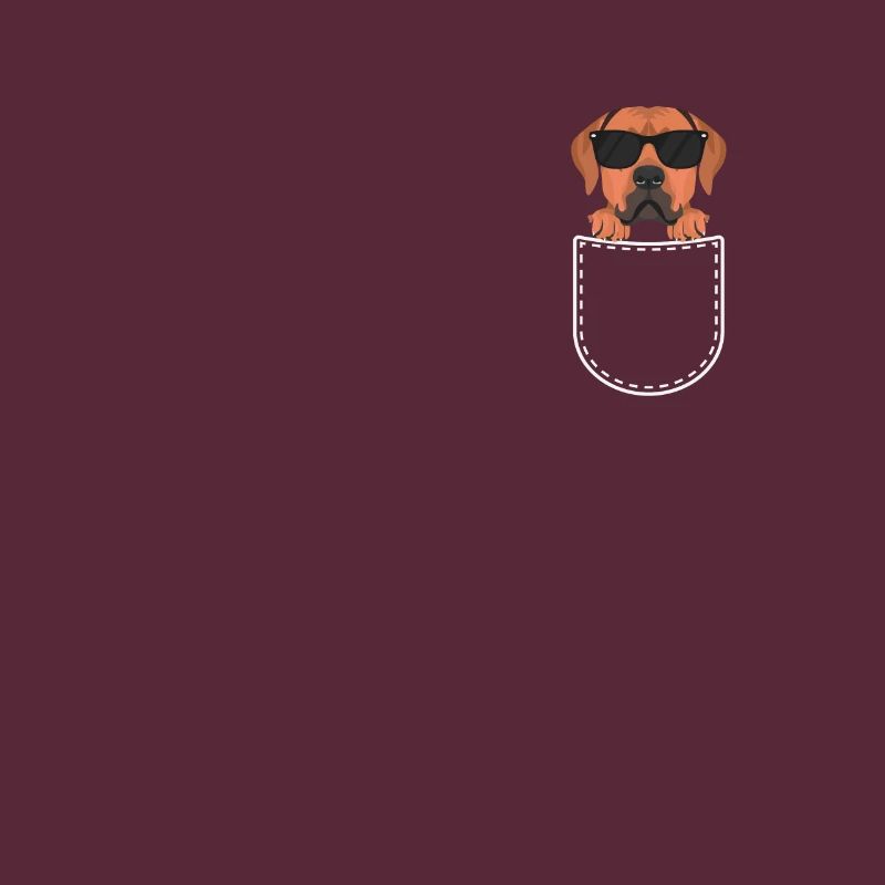 Rhodesian Ridgeback in der Brusttasche