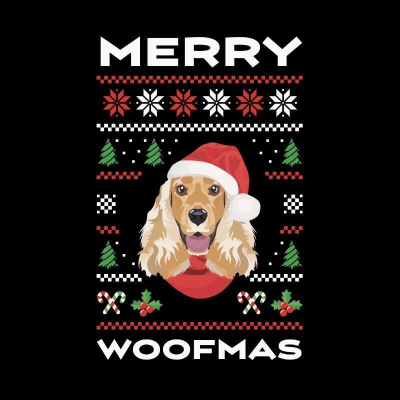 Deutsch Cocker Épagneul Noël
