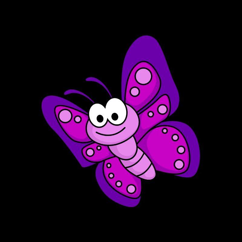 Schmetterling Comic Tier