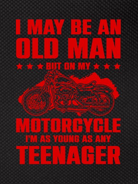 Motorcycle old man