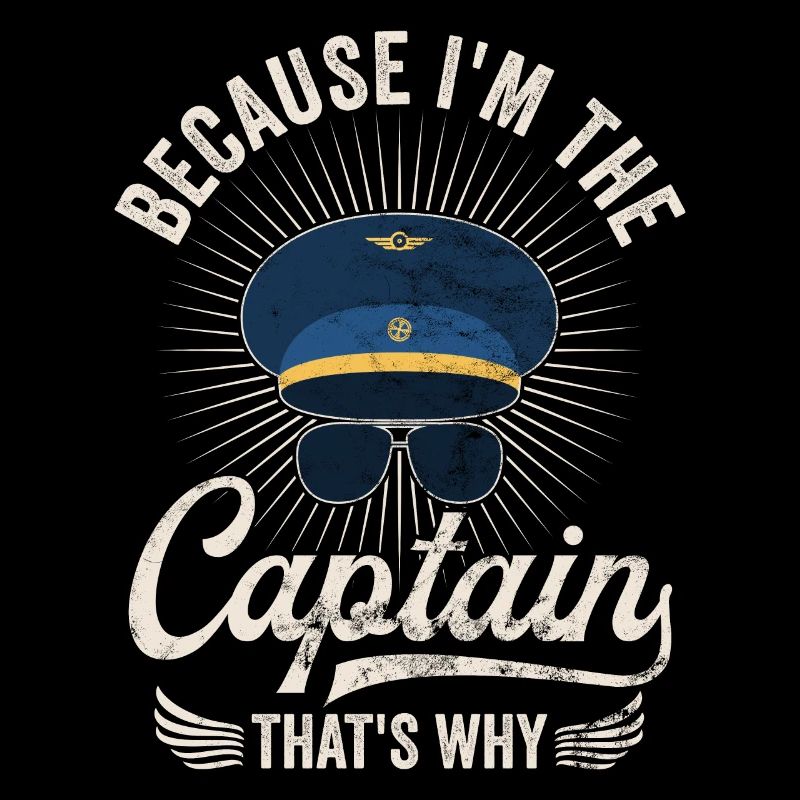 Parce que je suis le commandant de bord Pilot Flight Captain Flyer