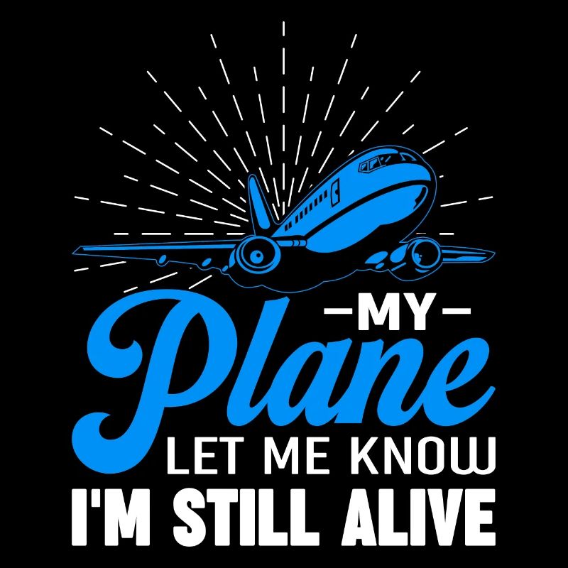Airline Pilot Flugkapitän Spruch Flugzeugpilot
