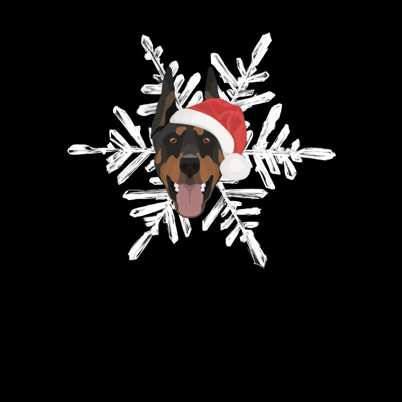Dobermann Frohe Weihnachten