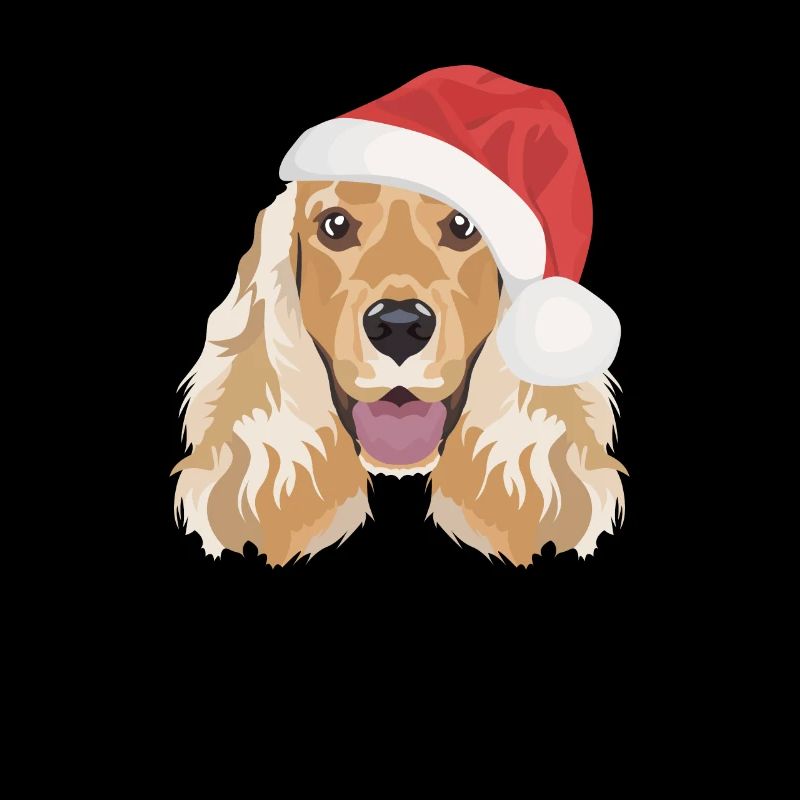 Deutsch Cocker Spaniel Merry Christmas