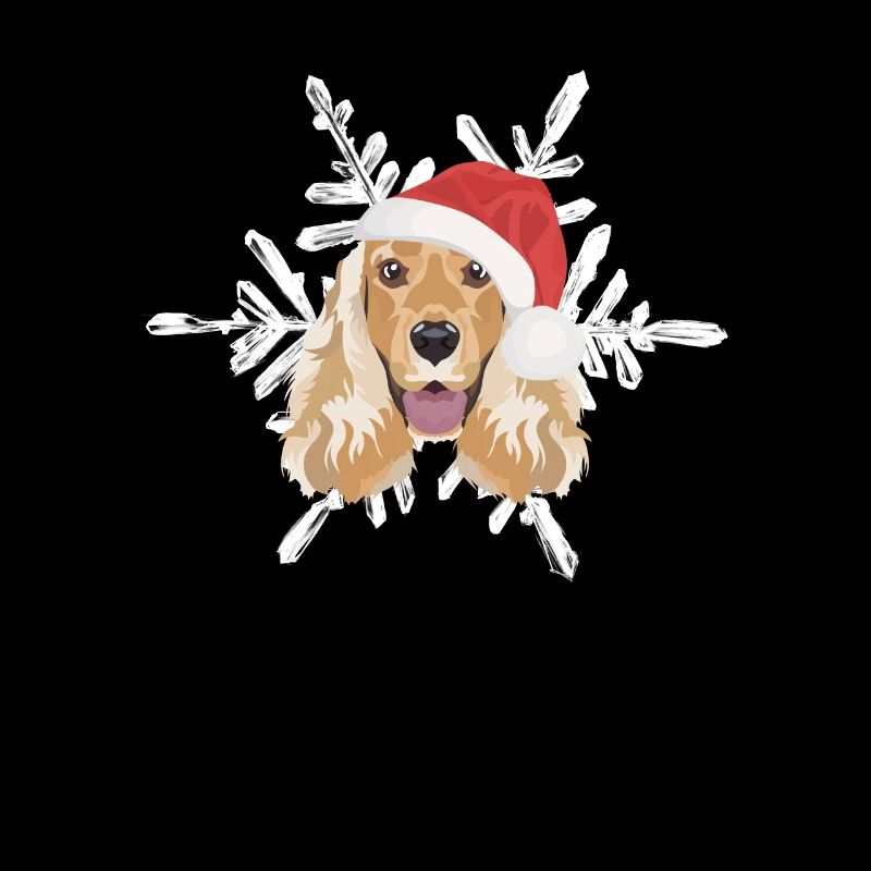 Deutsch Cocker Spaniel Merry Christmas