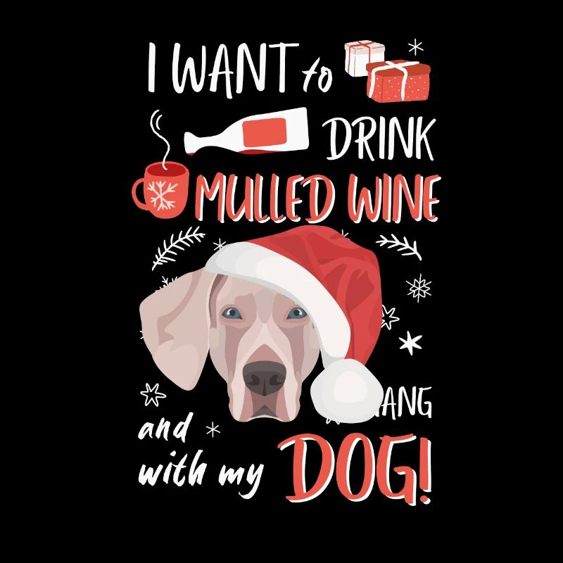 Weimaraner Glühwein Noël