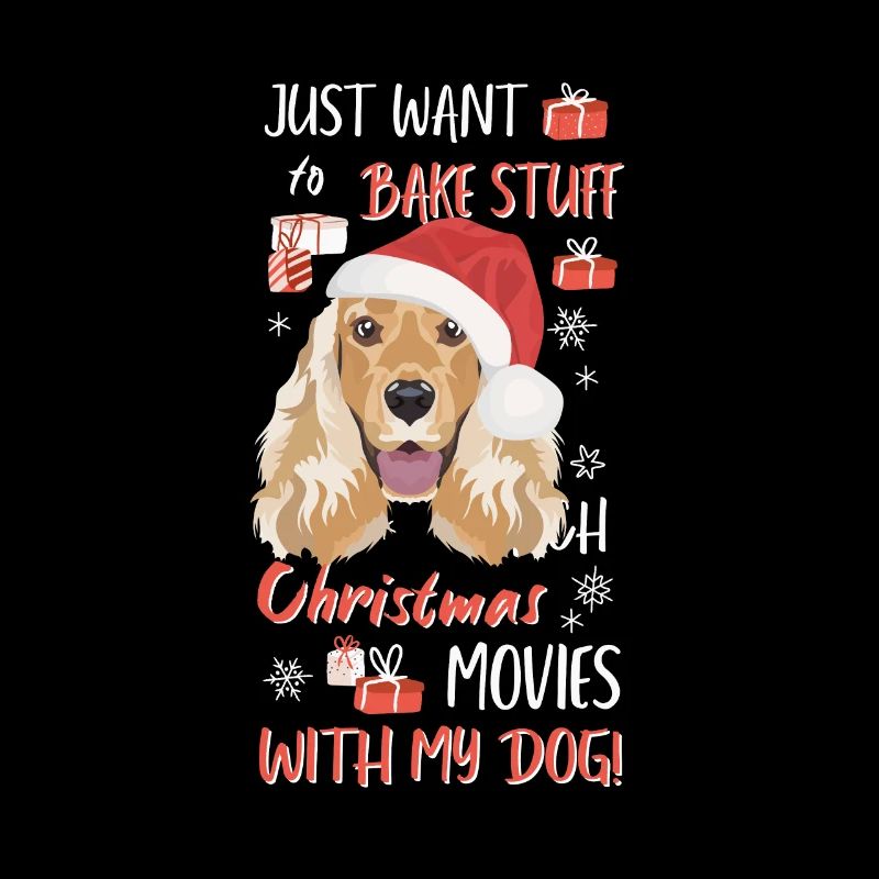 Deutsch Cocker Spaniel Merry Christmas