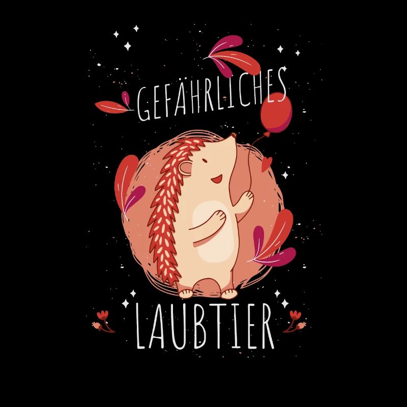 Gefährliches Laubtier Igel
