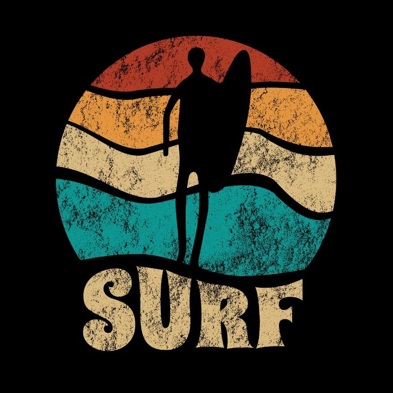 Sunset Surfer - Surf all day - Wave - Gift