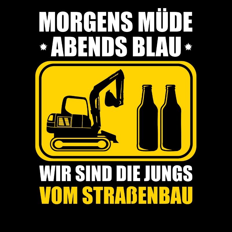 Morgens Müde Abends Blau Straßenbau