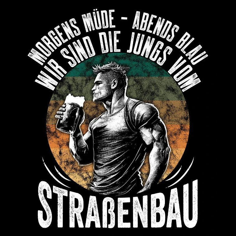 Morgens Müde Abends Blau Straßenbau
