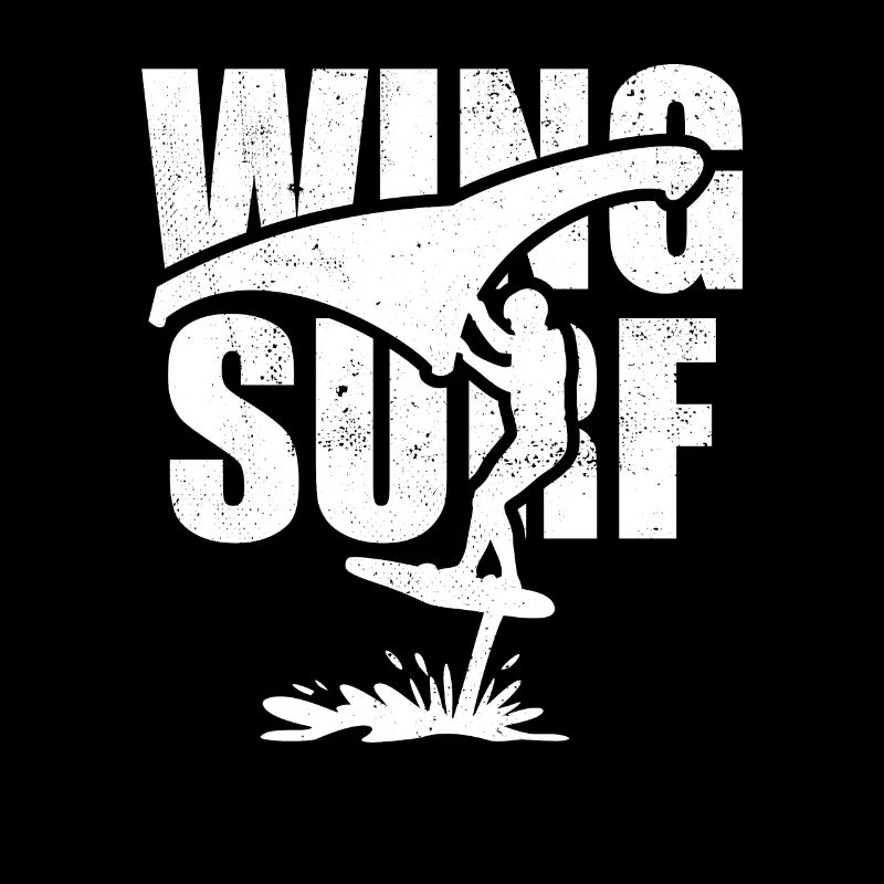 Wing Surfer mit Foil Board