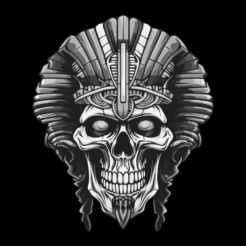 Symbole du crâne de pharaon