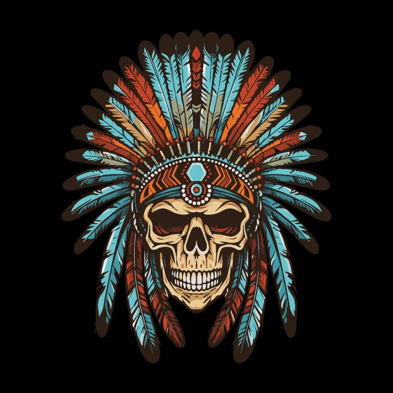 Apache Indian Skull