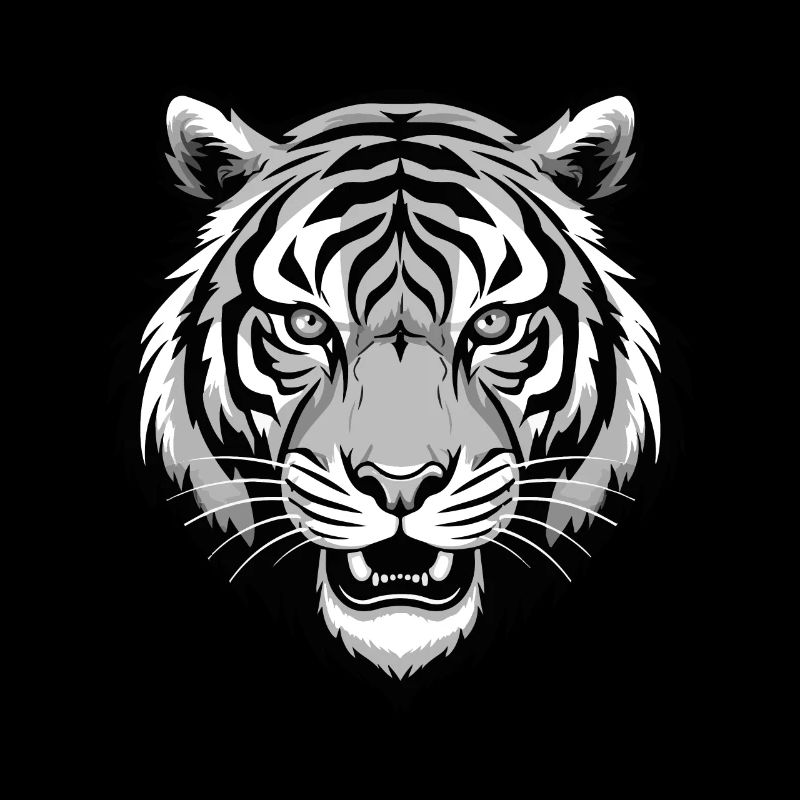 Tiger Kopf