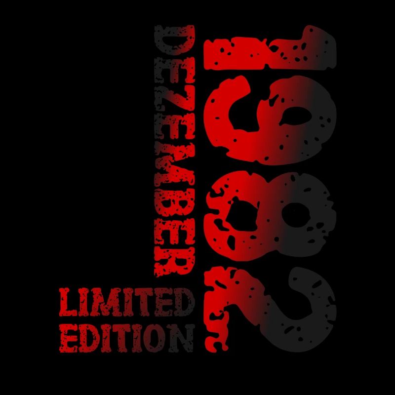 1982 Dezember Limited Edition 41. Geburtstag Deko