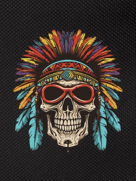 Apache Skull Native American