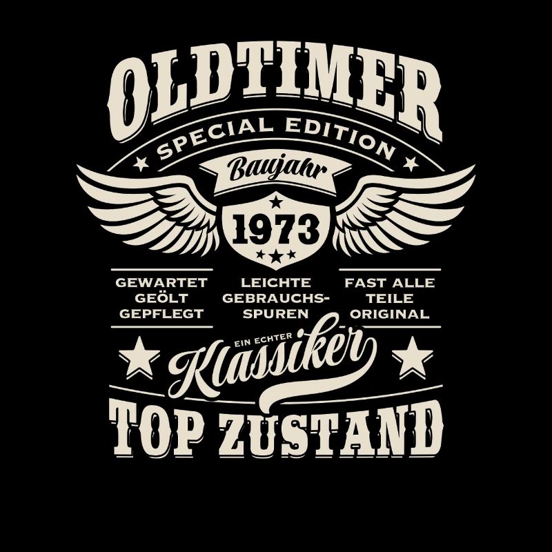 Oldtimer Baujahr 1973 - Geburtstag - Geschenk