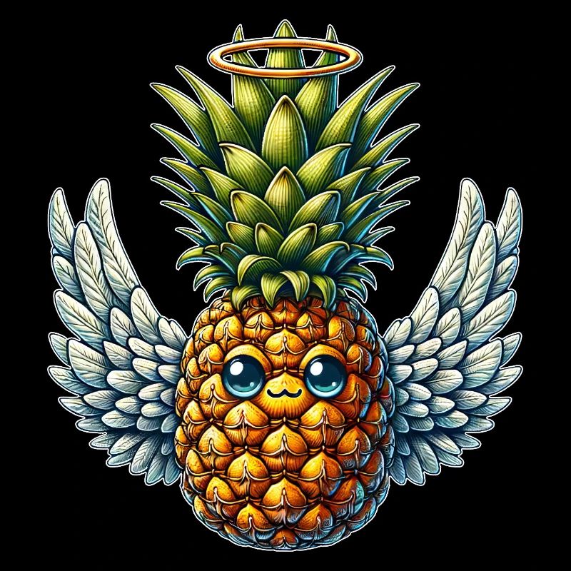Ananas Angel Ailes Fruit Mignon Drôle