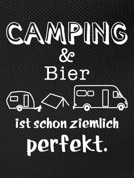 camping and beer