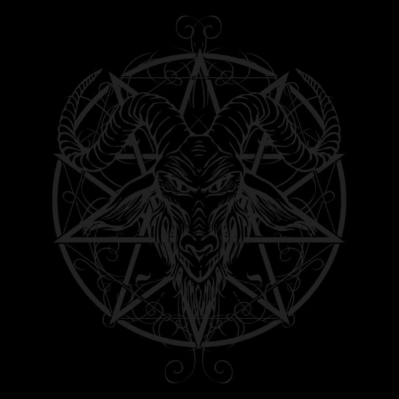 Baphomet noir