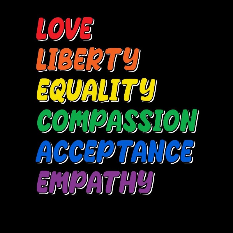 Fier LGBTQ. Déclaration