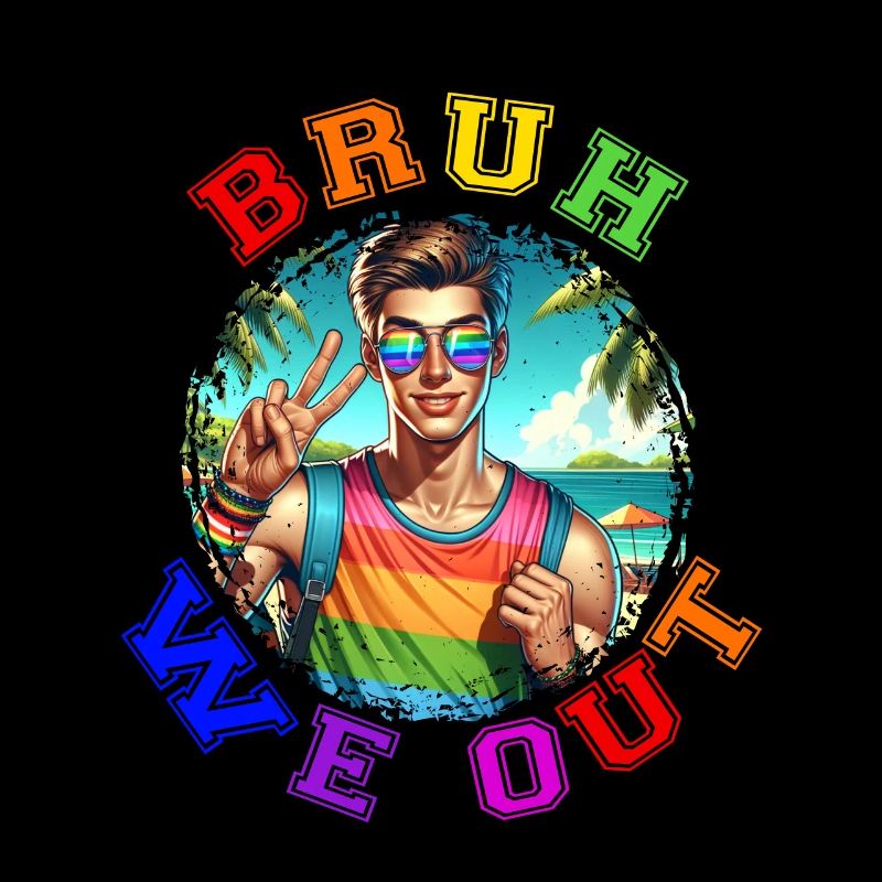 Pride Gay CSD Love LGBTQ Couleurs de l’arc-en-ciel