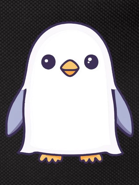 Penguin Halloween Comic Ghost