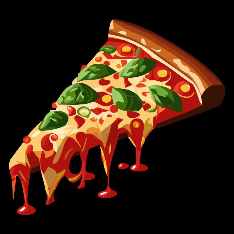 Pizzastück 3D