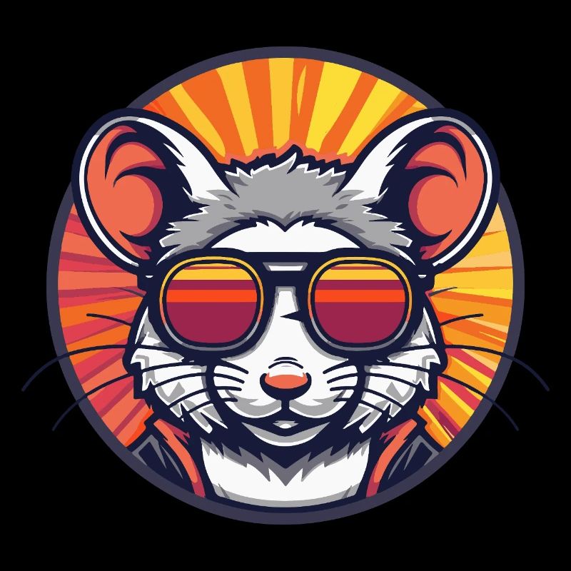 Souris Bande Dessinée Cool