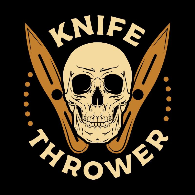 Knife throw Skeleton Gift