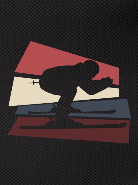 Skiing Retro