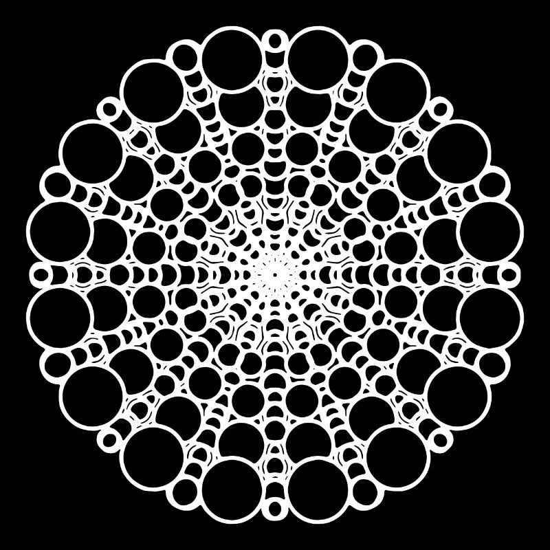Geometrische Mandala Kreise runde Muster Form