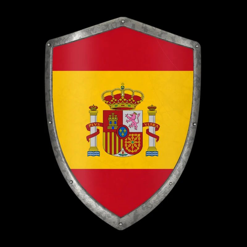 shield flag spain spain