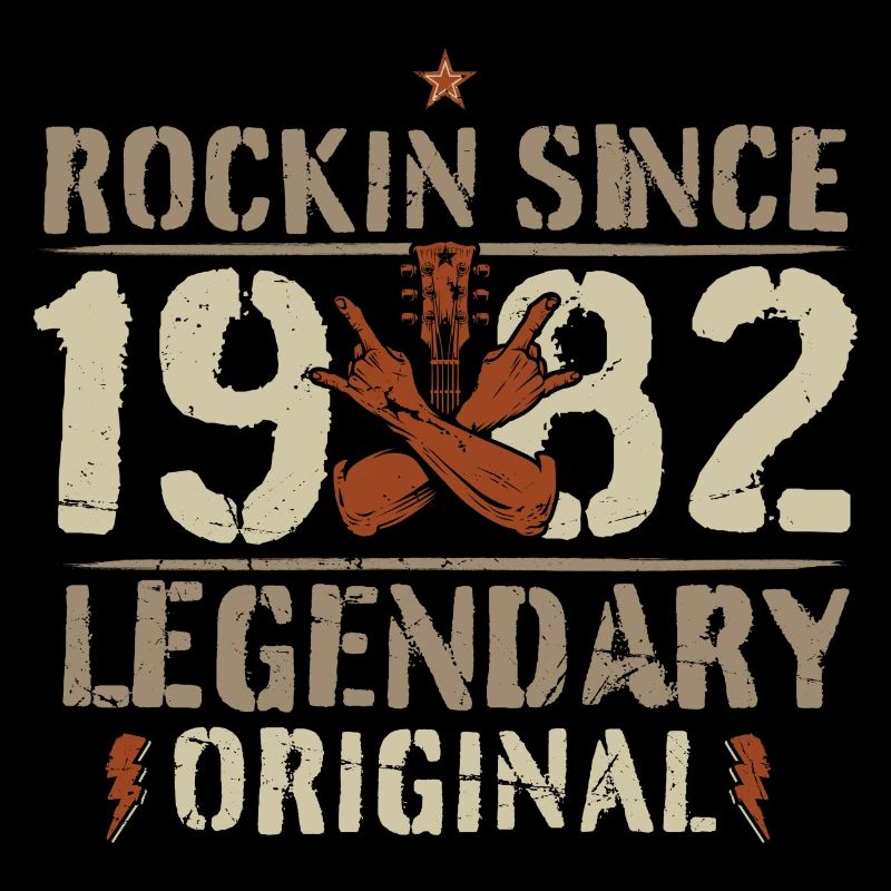 1982 40 Jahre Rock and Roll Geburtstag Geschenk