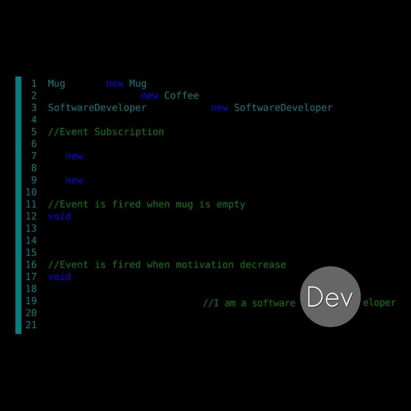I am a Software Developer