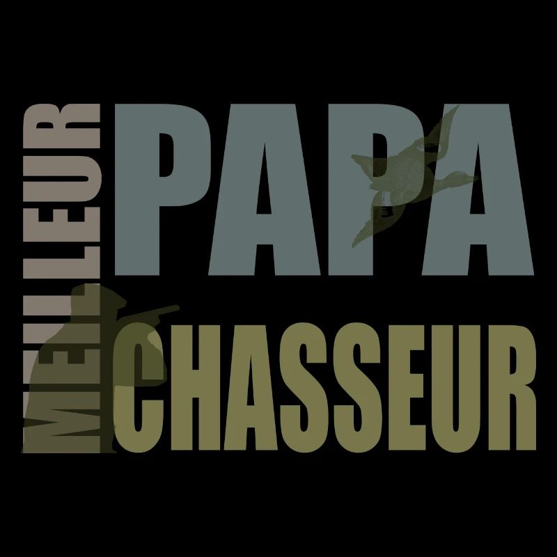 Meilleur Papa Chasseur Cool