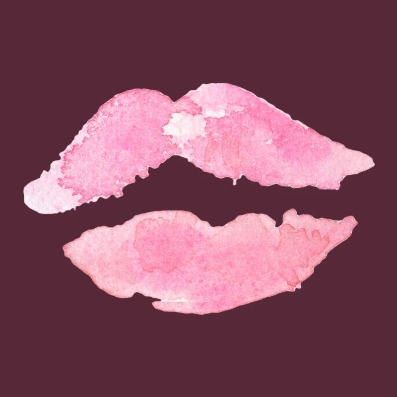 Bouche Lèvres Rose Baiser Idée Cadeau
