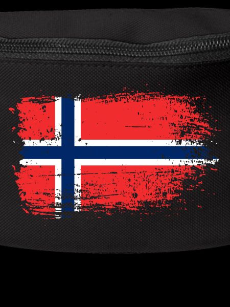 Norwegian Flag Grunge Texture