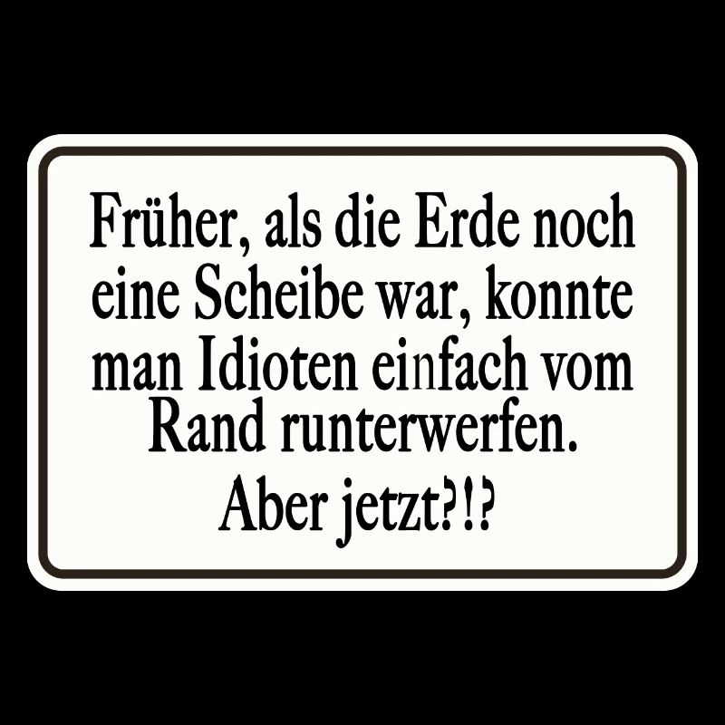 Früher als die Erde noch eine Scheibe war