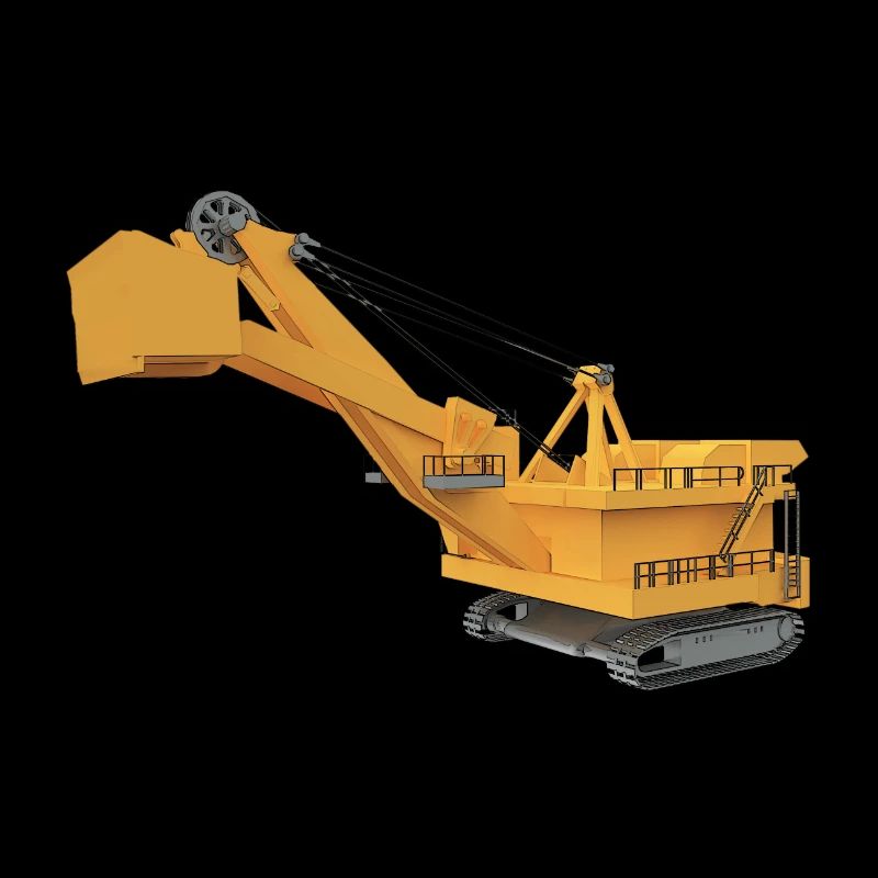 Huge excavator