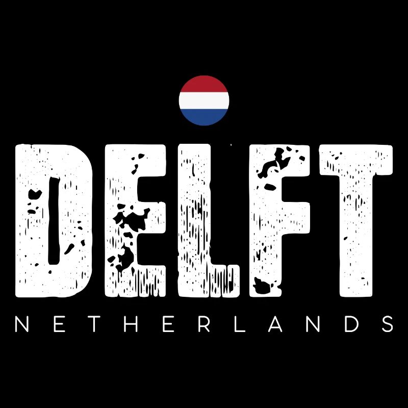 Delft Distressed Wordmark