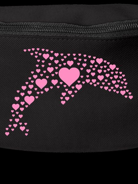 Dolphin with small hearts